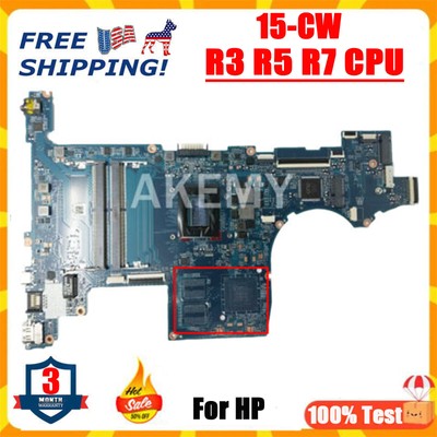 FOR HP 15-CW TPN-Q210 MOTHERBOARD R3 R5 R7 AMD CPU DDR4 DAG7BJMB8C0 MAINBOARD