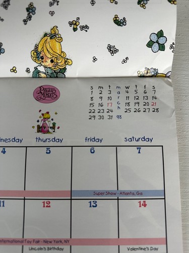 Vintage Kinderkalender 1998 von Springs Industries ~ Sesamstraße ~ Hot Wheels ~ Rugrats ++ - Bild 9 von 9