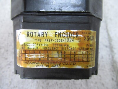 Yaskawa Pref-3c3c/1024-s Yaskawa Rotary Encoder | eBay