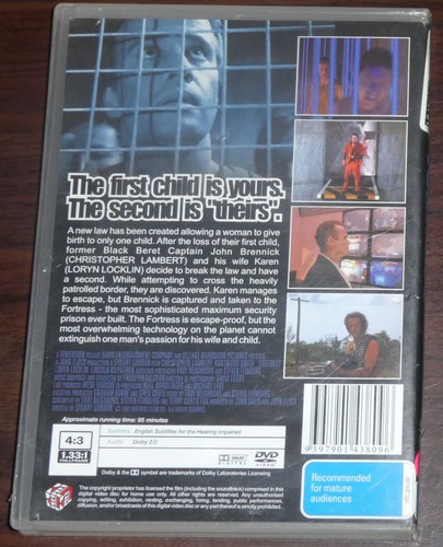 DVD. Fortress. Christopher Lambert. - Picture 2 of 2
