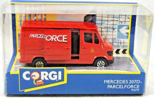 COMO NUEVO Corgi MERCEDES-BENZ 207D CORREO REAL PAQUETE FUERZA ENTREGA SERVICIO Caja Van - Imagen 11 de 15