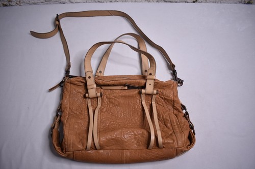 POUR LA VICTOIRE SHOULDER SATCHEL HOBO HANDBAG PURSE LEATHER TAUPE TOTE