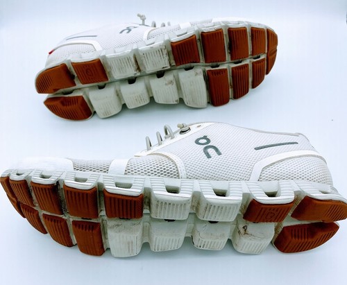 On Cloud Women's W8.5 Running Shoes - White Mesh, Swiss Engineering - Picture 6 of 8