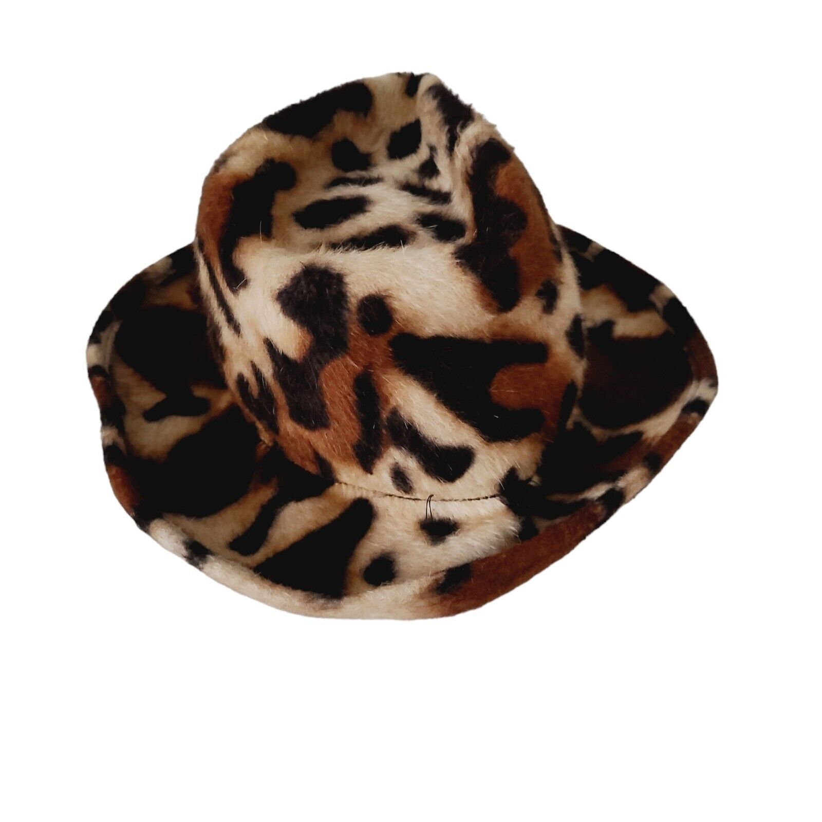 Eric Javits New York Packable Fedora Brown Animal… - image 3