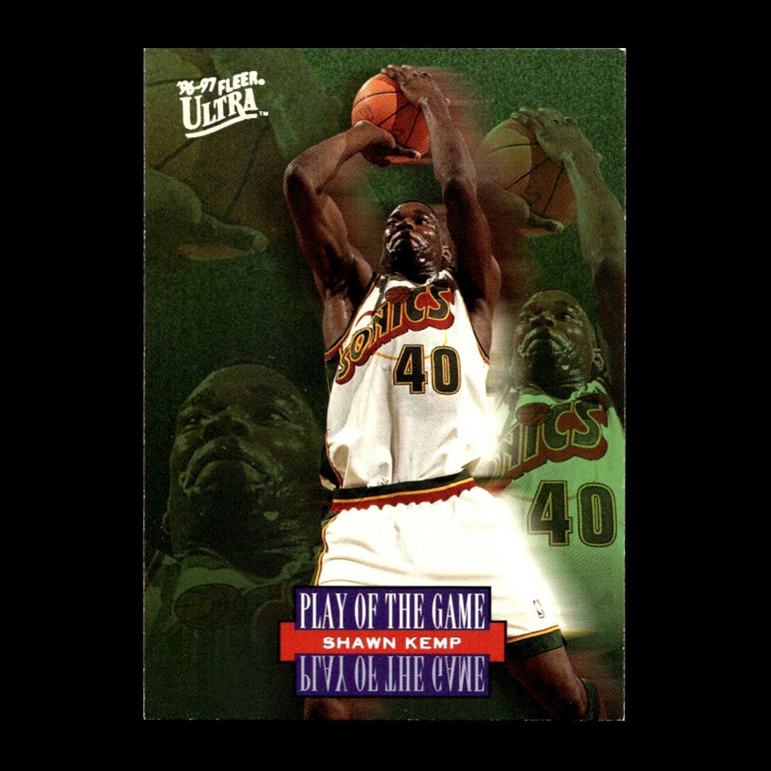 Shawn Kemp 1996-97 Fleer Ultra Seattle SuperSonics #292 R316G 51