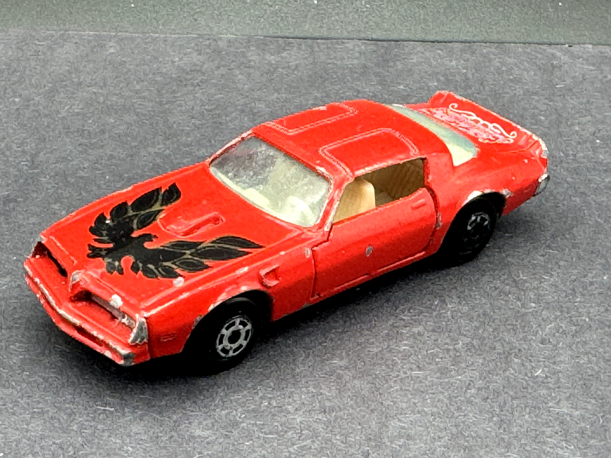 贈る結婚祝い 1979 Vintage Yatming BJ Red 1060 No Car Trans-Am Pontiac ミニカー