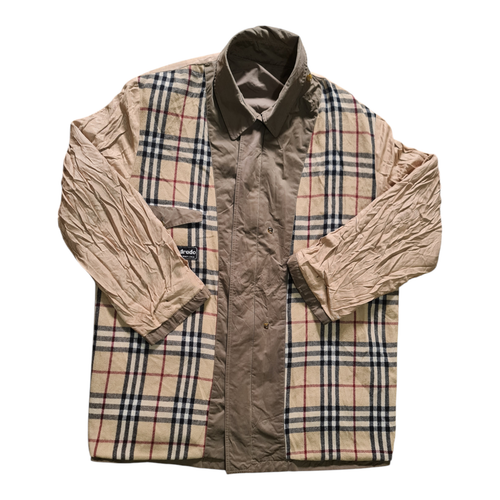 Vintage Burberry London nova check Men jacket coat green olive size 56 - Picture 5 of 20