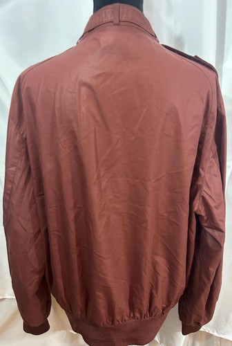 Vintage Men's Maroon Members Only Bomber Racer Jacket 2/3X - Picture 4 of 10