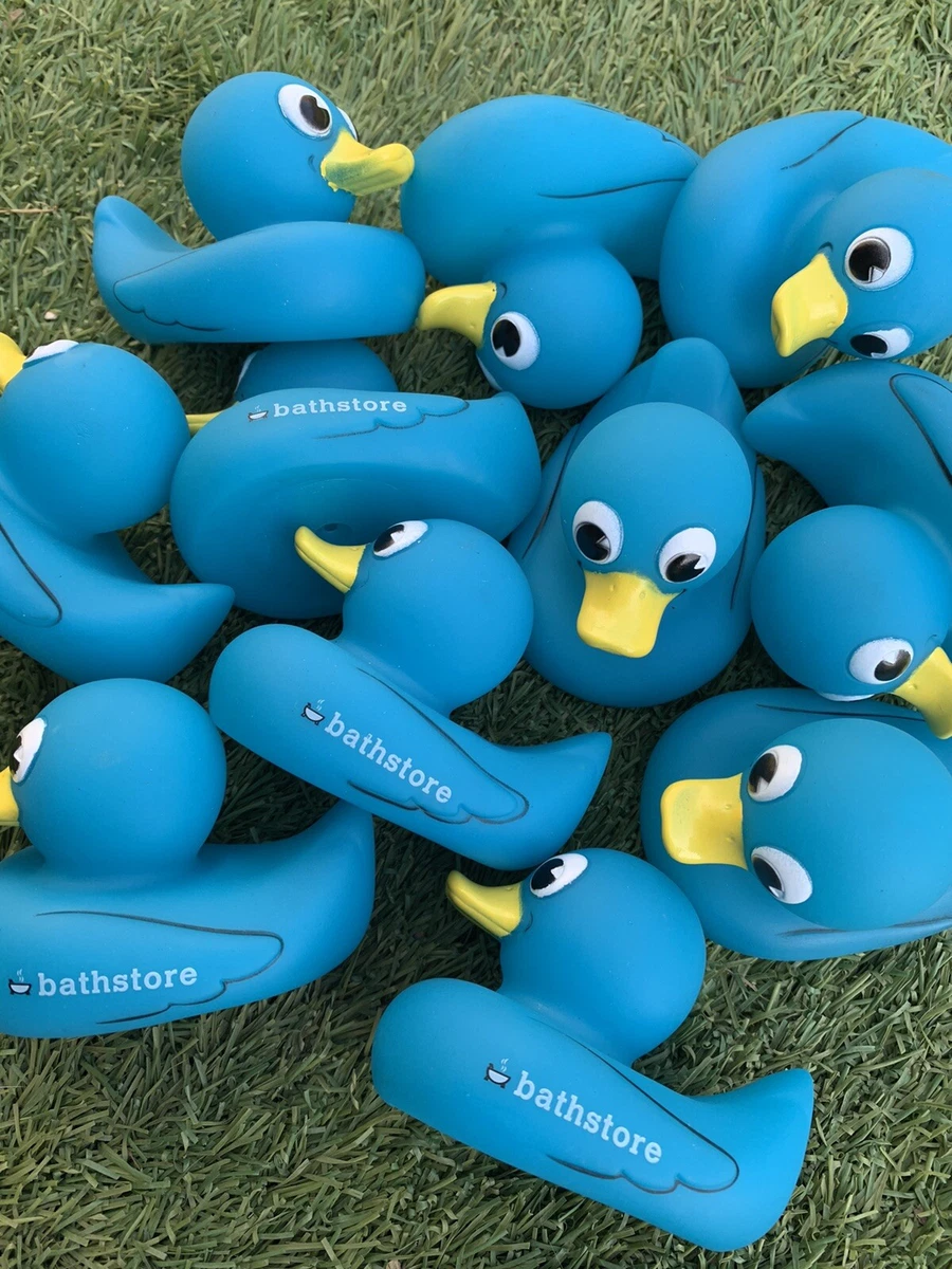 Pack of 150 New Blue Rubber Ducks NOVELTY BATH TOY PLAY Duck race