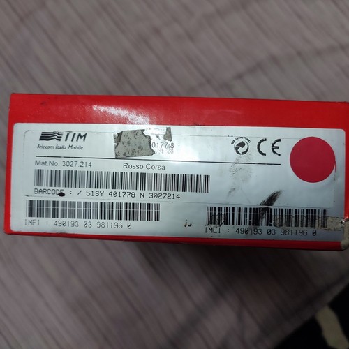 TELEFONO CELLULARE GSM HAGENUK TIM FERRARI ROSSO Nuovo Mai Usato - Foto 4 di 6