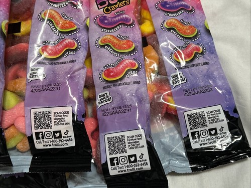 4 Beutel Trolli Sour Brite Duo Crawler Süßigkeiten je 6,3 Unzen - würzig & zäh! - Bild 6 von 6