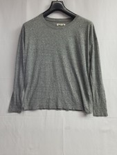 Rivet & Thread Ex-Boyfriend Long Sleeve T-Shirt Gray XS MADE IN USA