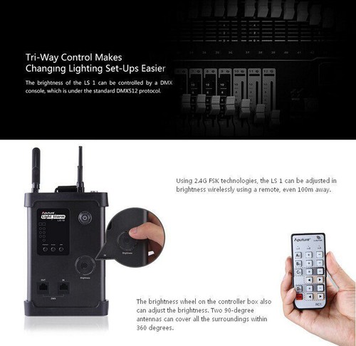 Aputure Light Storm LS 1s LED Light Wireless Controller Box Sony V-Mount Plate - Picture 10 of 10