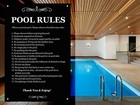 Swimming Pool Rules Sign - Outdoor, health & Safety, leisure facility, holiday