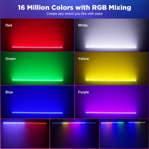180W RGB 80PCS LEDs Wall Washer Light Stage Lighting for Pub Concert Party KTV - Picture 3 of 13