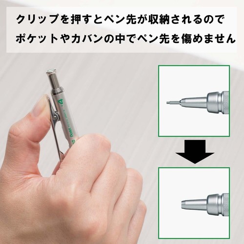 Pentel Graph Gear 1000 Mechanical Drafting Pencil 0.3/0.4/0.5/0.7/0.9mm UK Stock - Picture 3 of 16