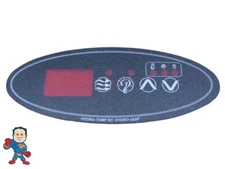 Overlay, Hydro-Quip Eco 1, Pump 1, Light, Temp Up, Temp Down, Small Oval