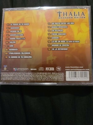 Thalia Grandes Exitos CD ORIGINAL 2004 / UPC:7509978622540