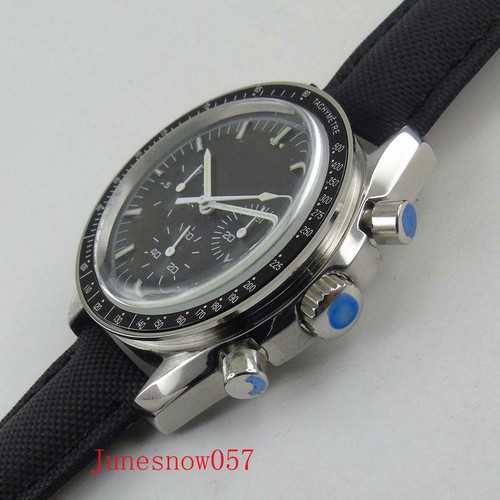 Bliger Fashion Automatic Men's Watch Sterile Black Dial 40mm Time Watch Date - Picture 6 of 7