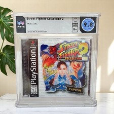 Street Fighter Collection 2 • PS1 PlayStation 1 • WATA 9.8 B+ • Not CGC VGA