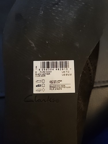 CLARKS Women's Pure Easy Leaher Slip On Loafers Shoes Dark Brown 9.5, N W/O Box - Picture 4 of 5