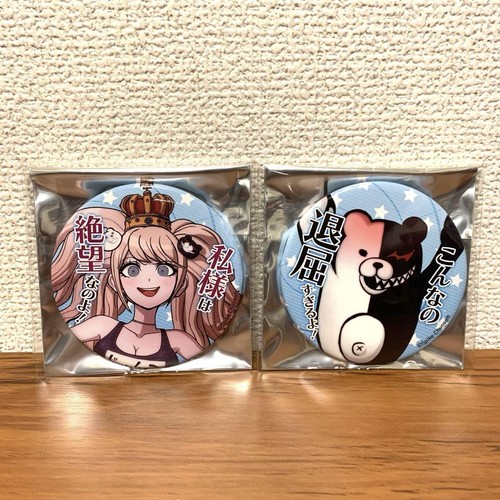 Danganronpa Marui Line Button Badge Enoshima Junko Monokuma
