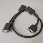 Apple PC DOS Compatibility Card Y-Cable Splitter for Joystick & Monitor Vintage