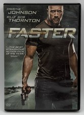 Faster  DVD Widescreen Dwayne Johnson  Billy Bob Thornton Maggie Grace 2010