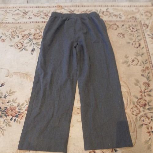 George boys elastic back grey school long trouser Aged 11 -12 yrs waist 28R" - Picture 8 of 24