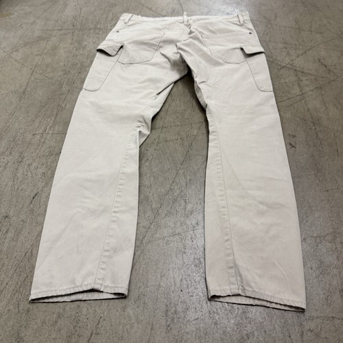DSQUARED2 Dsquared Size 50 34w Button Fly Chino Cargo Long Pants Beige S74KA0676 - Bild 8 von 17