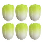  6 Pcs Miniature Food Artificial Vegetables Dollhouse Micro Farm Fake