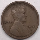 1915-S Lincoln Wheat Cent ~ Very Good