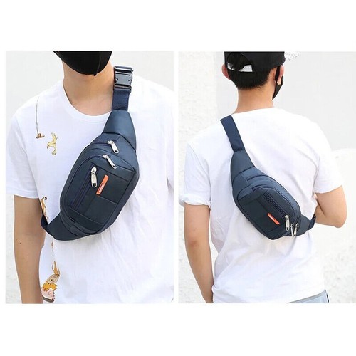 Unisex Reisetasche Bauchtasche groß Hüfttasche Bauchtasche Geldbörse wasserdicht Gürteltasche - Bild 5 von 21
