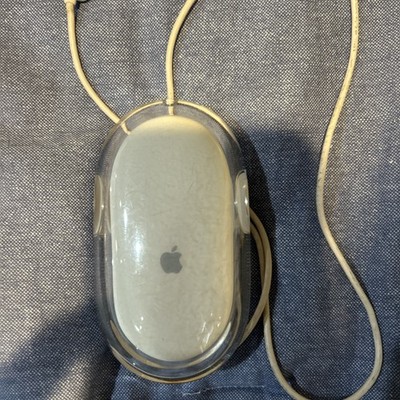 Apple Wired Mouse USB Clear White Model M5769
