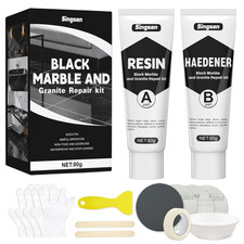 Black Marble Repair Kit, Tile and Granite Repair Kit, Suitable for Repairing Cra