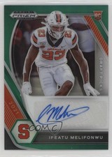 2021 Panini Prizm Draft Picks Green Ifeatu Melifonwu #DPA-IME Auto b8h