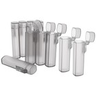  10pcs Mini Toothpick Box Pocket Holder: Portable Plastic Case With Lid - Tiny
