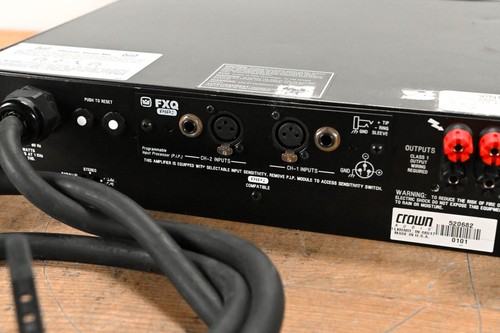 Crown Macro-Tech 2402 2-Channel Power Amplifier CG01TLX - Picture 8 of 11