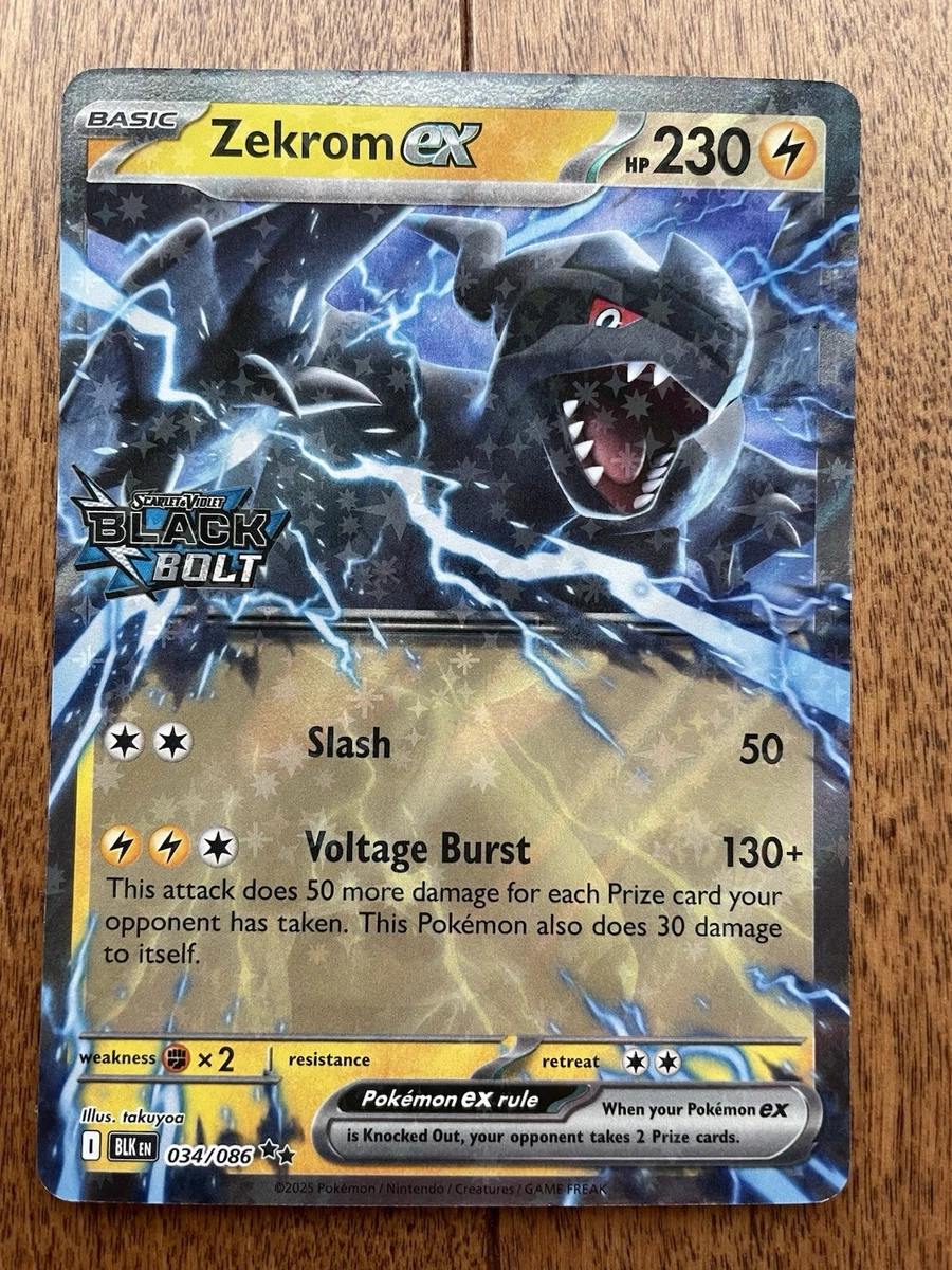 Zekrom Ex Pokémon TCG Cards for sale