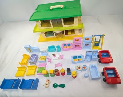 Vintage Playskool Holiday Inn Play Set Bundle (38 Total Pieces) 