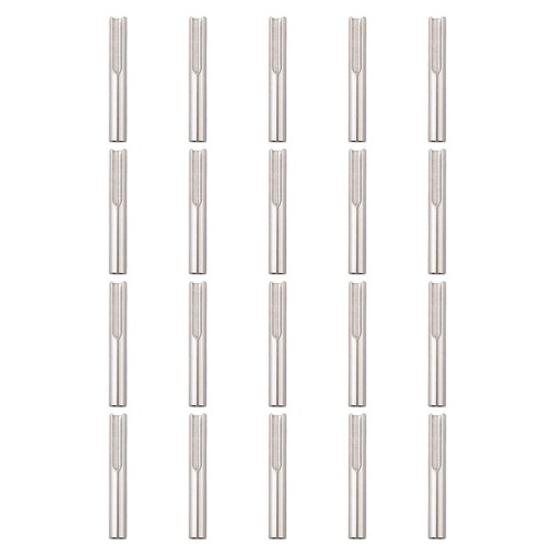 Pack de 20 bornes invisibles robustes en acier inoxydable pour systèmes de câbles - Photo 12/12