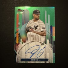 2025 Topps Finest - Finest Autographs Luis Gil #FA-LG Refractor (AU) /75