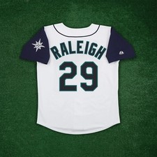 Cal Raleigh 1999 Seattle Mariners Alternate Men's Cooperstown Jersey