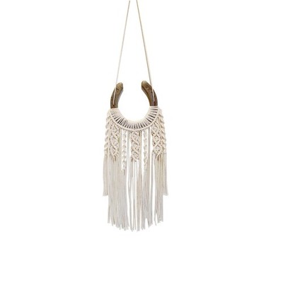 Equestrian Macrame Wall Hanging Equestrian wall art Handmade macrame decor Eq...