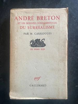 ANDRE BRETON ET LES DONNEES FONDAMENTALES DU SURREALISME 1950 CARROUGES - Photo 1/4
