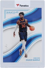 Julius Randle Knicks 2022-23 Panini Immaculate Collection Platinum #4 #1/1 Card
