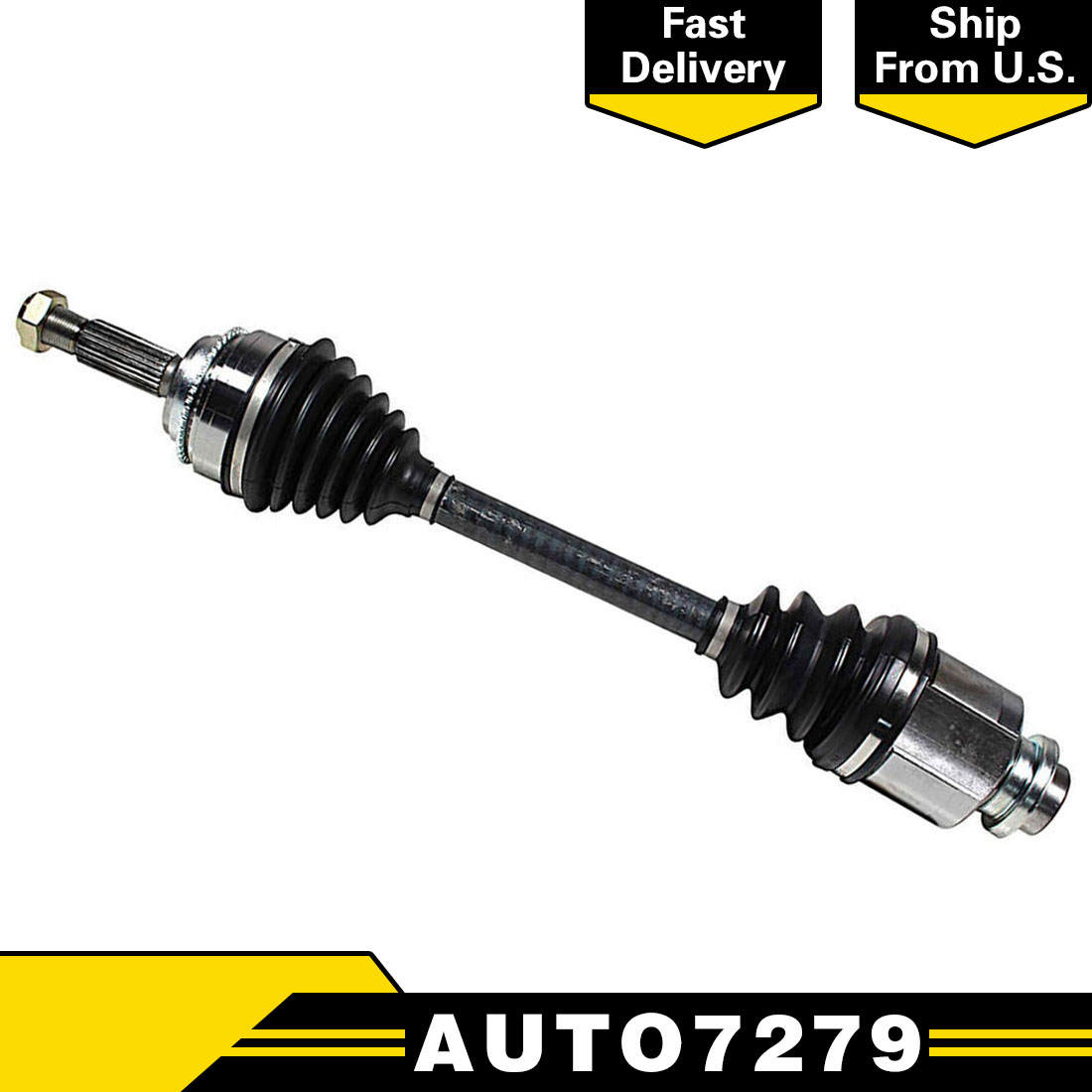 海外輸入盤　Unanswered Question 1-6 1x Front Driver Side CV Axle Drive For MITSUBISHI OUTLANDER 2003