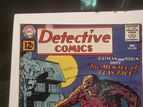 DETECTIVE #298 - NICE VG/FN 5.0 - 1ST S.A. CLAYFACE - 1961 - LOW $595 B.I.N. ! - Picture 2 of 7