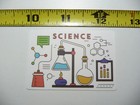 SCIENCE LAB TOOLS EQUIPMENT SMALL STICKER DECAL SCHOOL TEACHER PROFESSOR