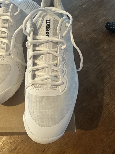 Wilson Men’s Rush PRO 4.5 Tennis Grass Shoes. White. Size uK 10. New In Box - Picture 5 of 12